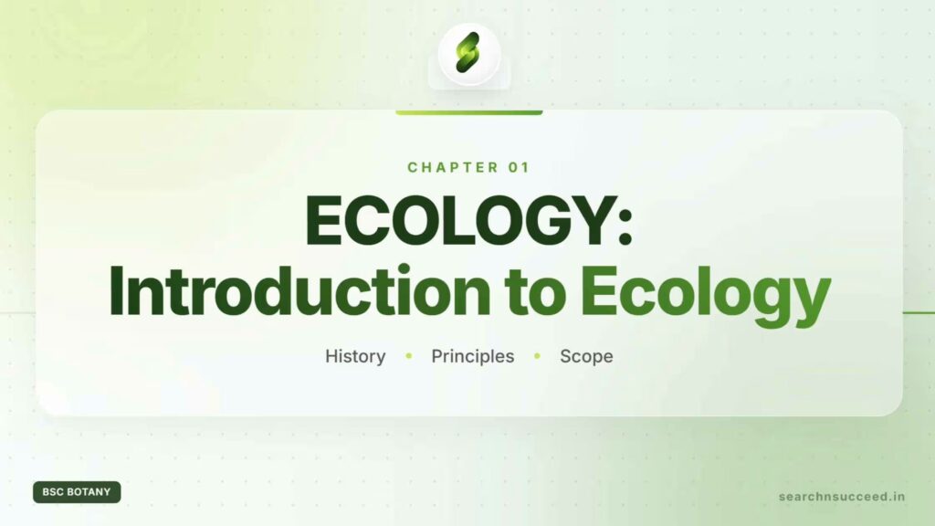 Introduction to Ecology