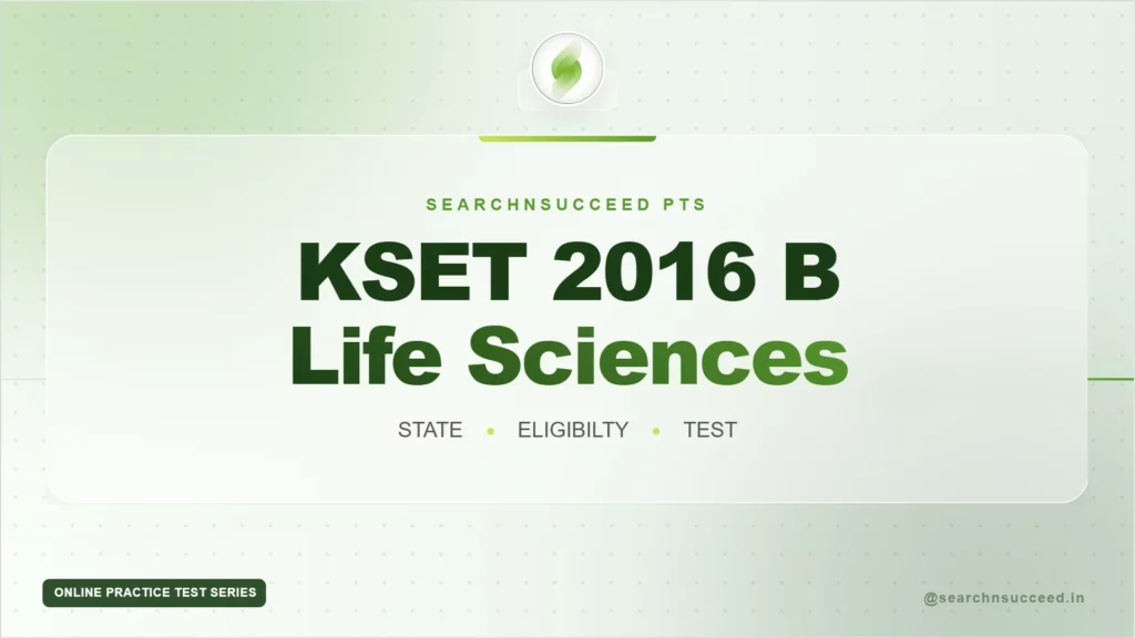 KSET-2016 A PYQ PRACTICE