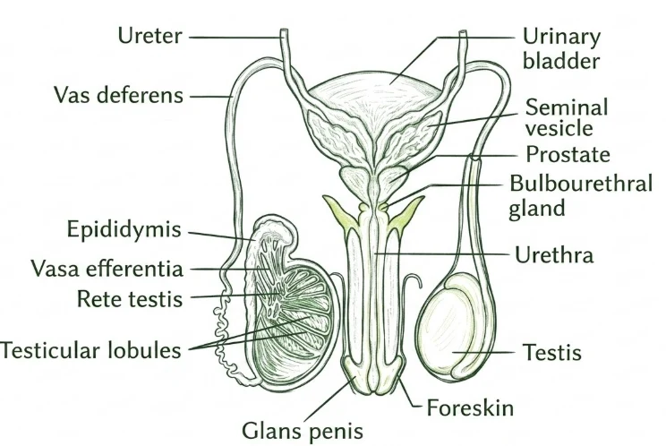 Male Reproductive Structure - Searchnsucceed