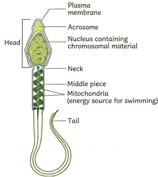 Structure of Sperm - Searchnsucceed